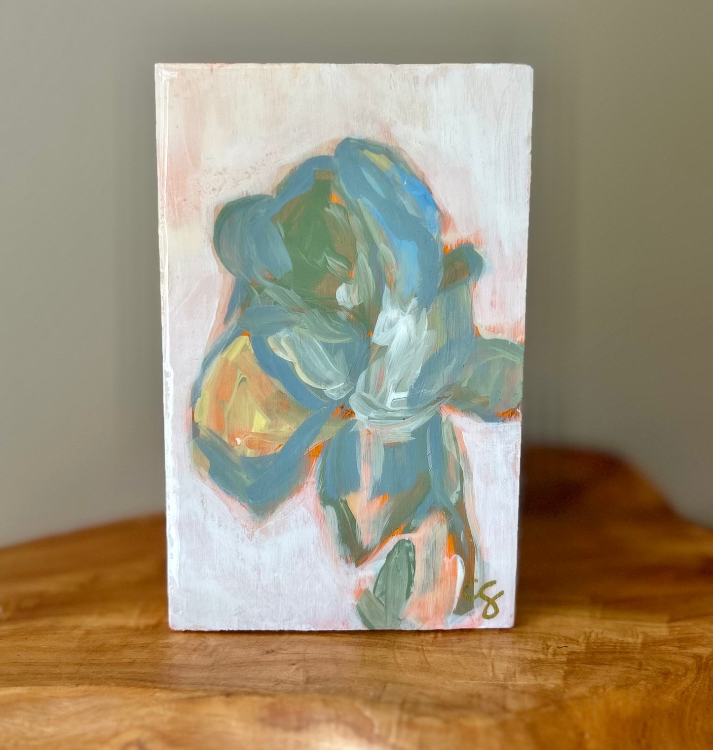 Blue Peony Bud